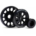 Roger Clark Motorsport Super Lightweight Ancillary Pulley Kit w/ No Air Con, 2002-2007 WRX & STi - Angle 3