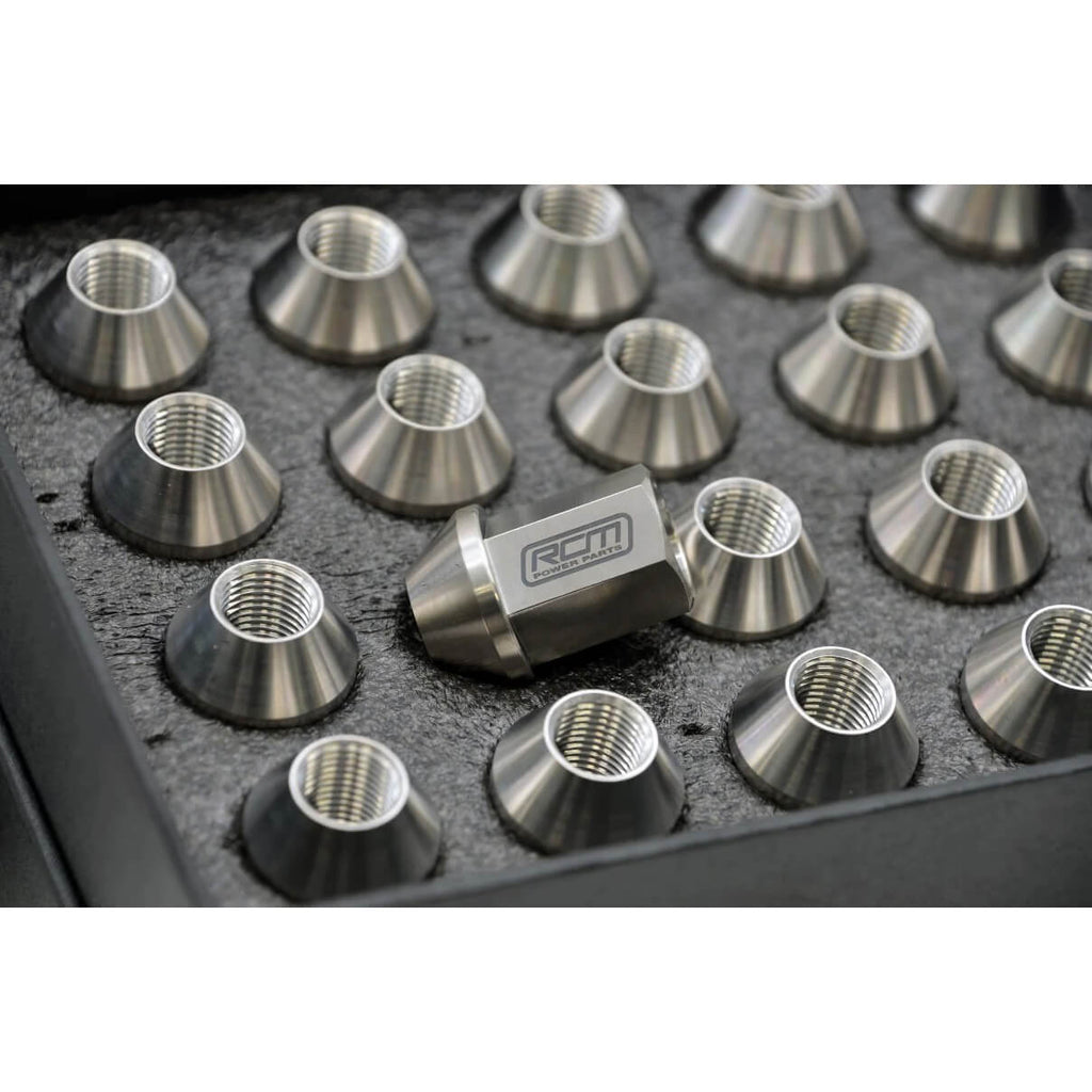 Roger Clark Motorsport Titanium Wheel Nut Set (12x1.25mm) - Angle 3