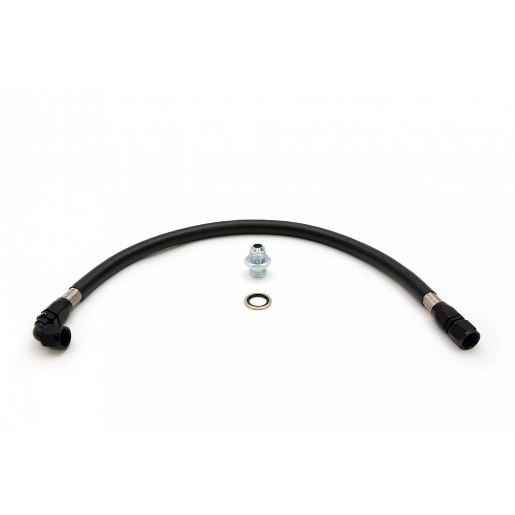Roger Clark Motorsport Twin Scroll Oil Catch Tank Drain Back Hose Kit, 2002-2014 WRX & 2004-2021 STi - Angle 2