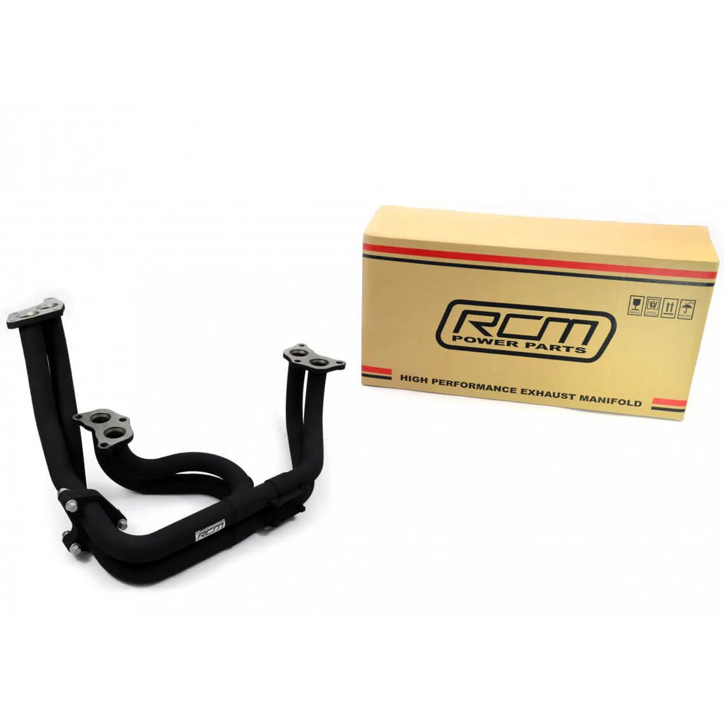 Roger Clark Motorsport Twin Scroll SS Exhaust Manifold (Black Ceramic), 2002-2014 WRX & 2004-2021 STi - Angle 3