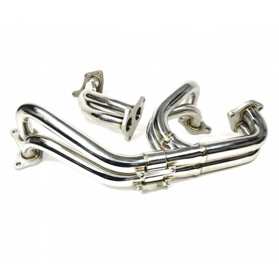 Roger Clark Motorsport Twin Scroll Stainless Tubular Exhaust Manifold, 2002-2014 WRX & 2004-2021 STi - Angle 4