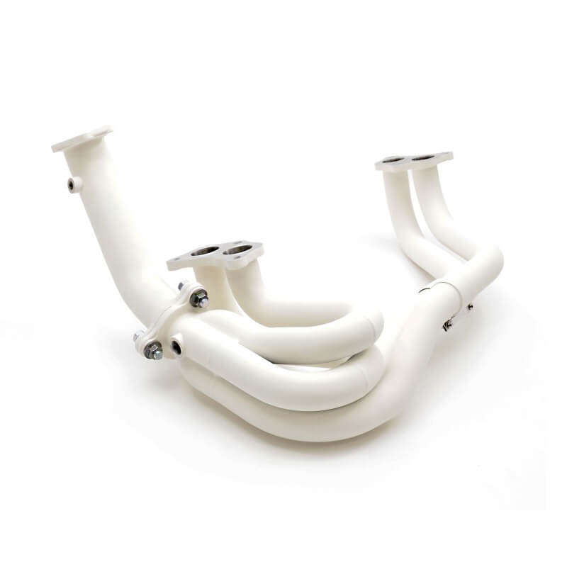 Roger Clark Motorsport Unequal Length SS Exhaust Manifold (White Ceramic), 2002-2014 WRX & 2004-2021 STi