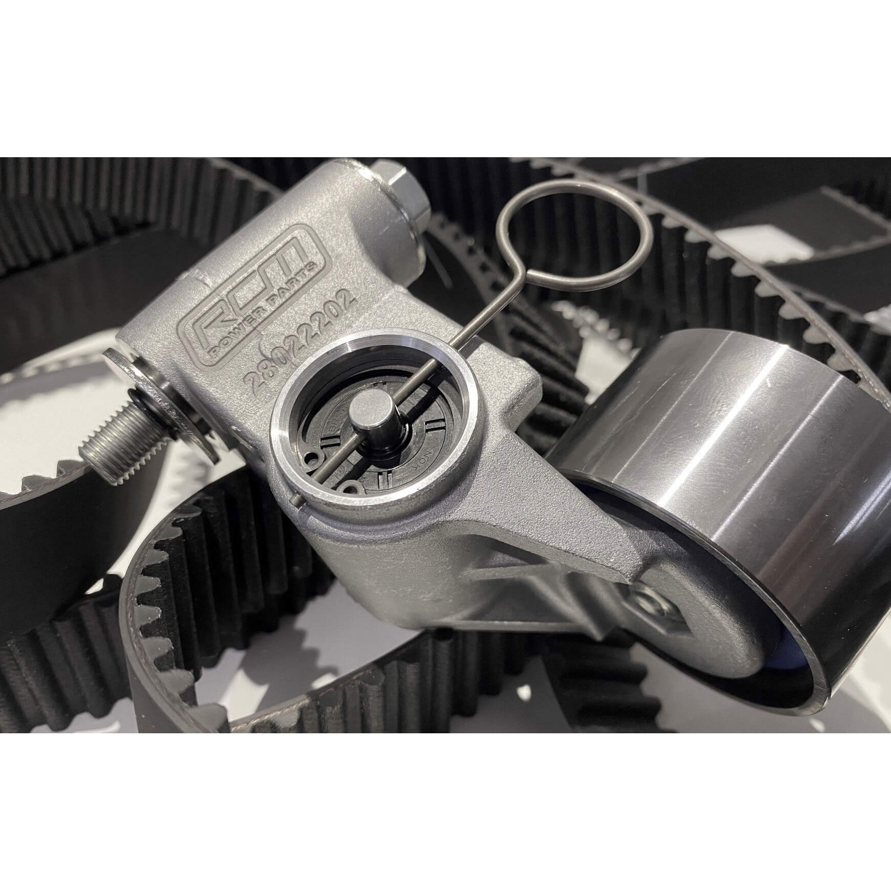Roger Clark Motorsport Upgraded Timing Belt Tensioner, 2002-2014 WRX & 2004-2021 STi - Angle 2