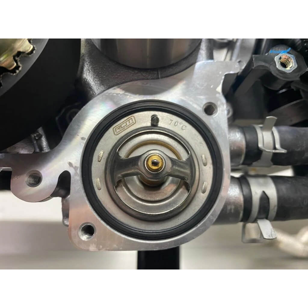 Roger Clark Motorsport Uprated Low Temperature Thermostat, 2002-2014 WRX & 2004-2021 STi - Angle 5