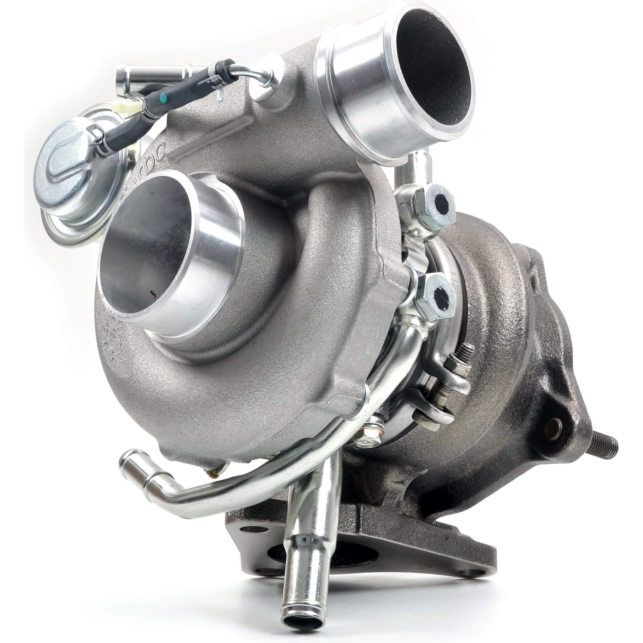 Roger Clark Motorsport VF48 Hybrid Billet Wheel Single Scroll Turbo, 2002-2007 WRX & 2004-2021 STi - Angle 2