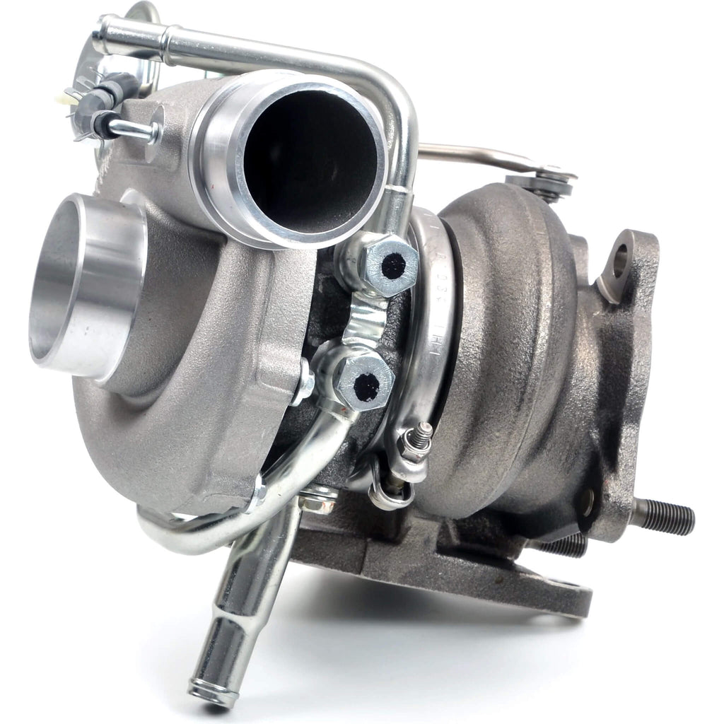 Roger Clark Motorsport VF48 Hybrid Billet Wheel Single Scroll Turbo, 2002-2007 WRX & 2004-2021 STi - Angle 3