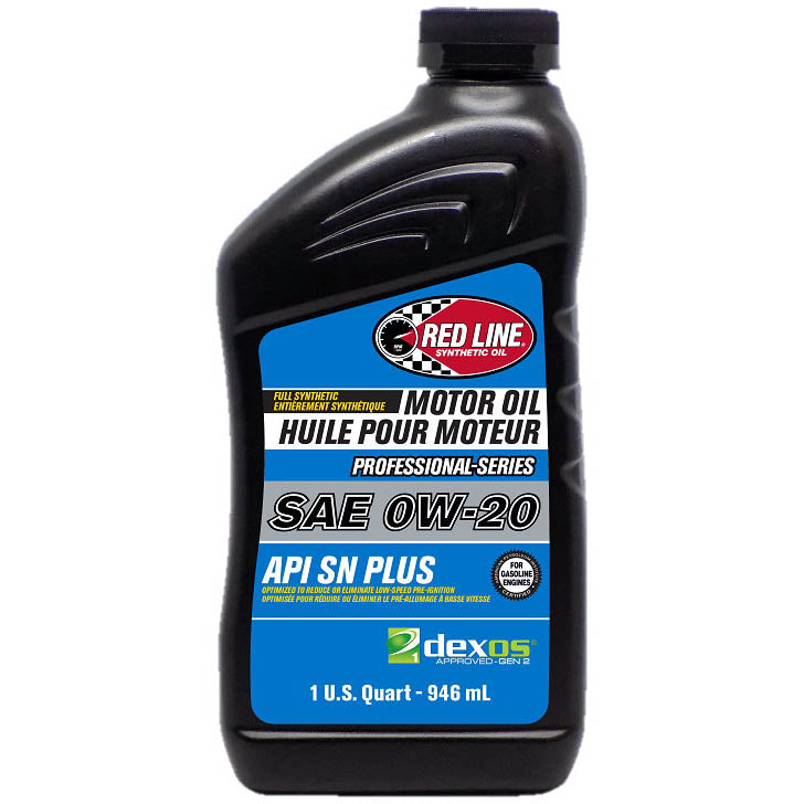 Red Line Pro-Series DEX1G2 SN+ Engine Oil (0W-20, 1 Quart)