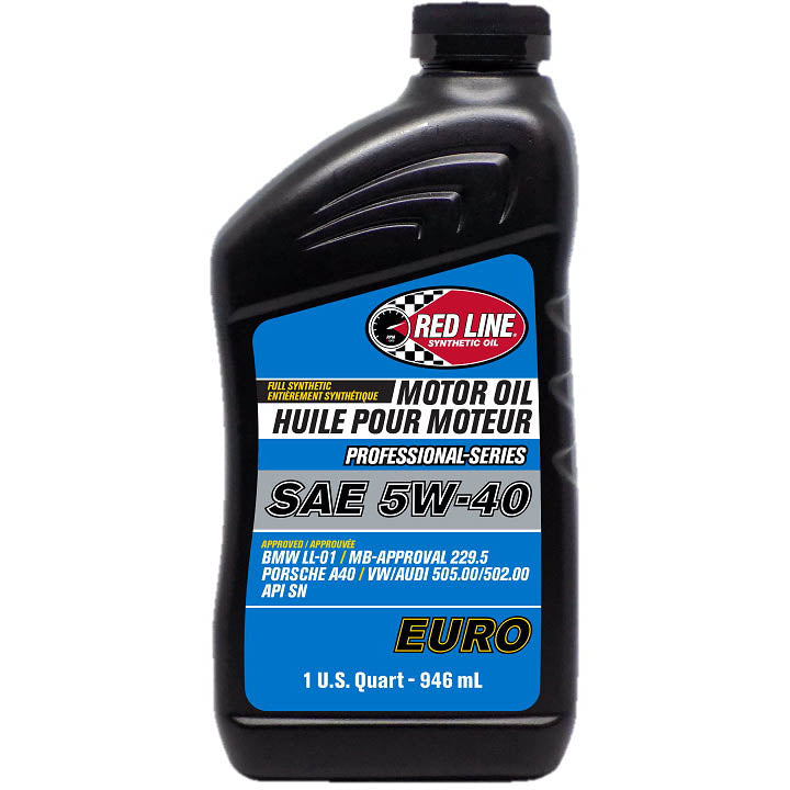 Red Line Pro-Series Euro Engine Oil (5W-40, 1 Quart)