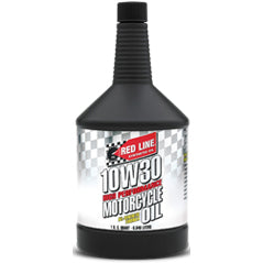 Red Line Synthetic Motorcycle Engine Oil (10W-30, 1 Quart)