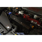 Revel GT Dry Carbon Belt Cover Replacement, 2015-2021 STi & 2015-2021 WRX - Angle 2
