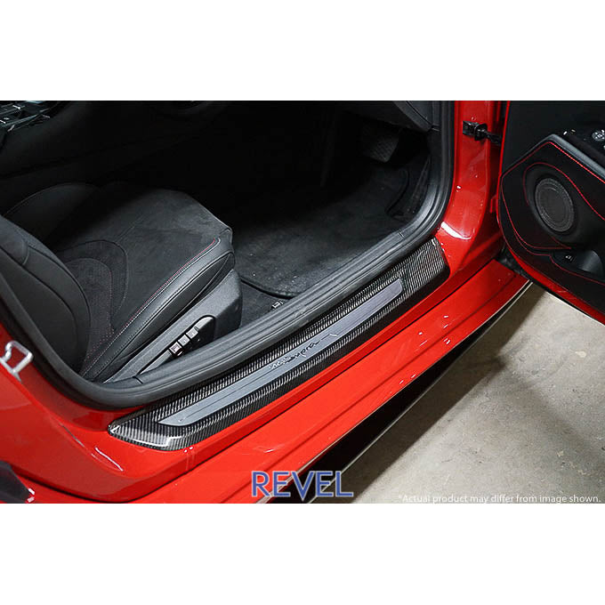 Revel GT Dry Carbon Door Sill Inner Plates (2 Pieces), 2020-2021 GR Supra - Angle 2