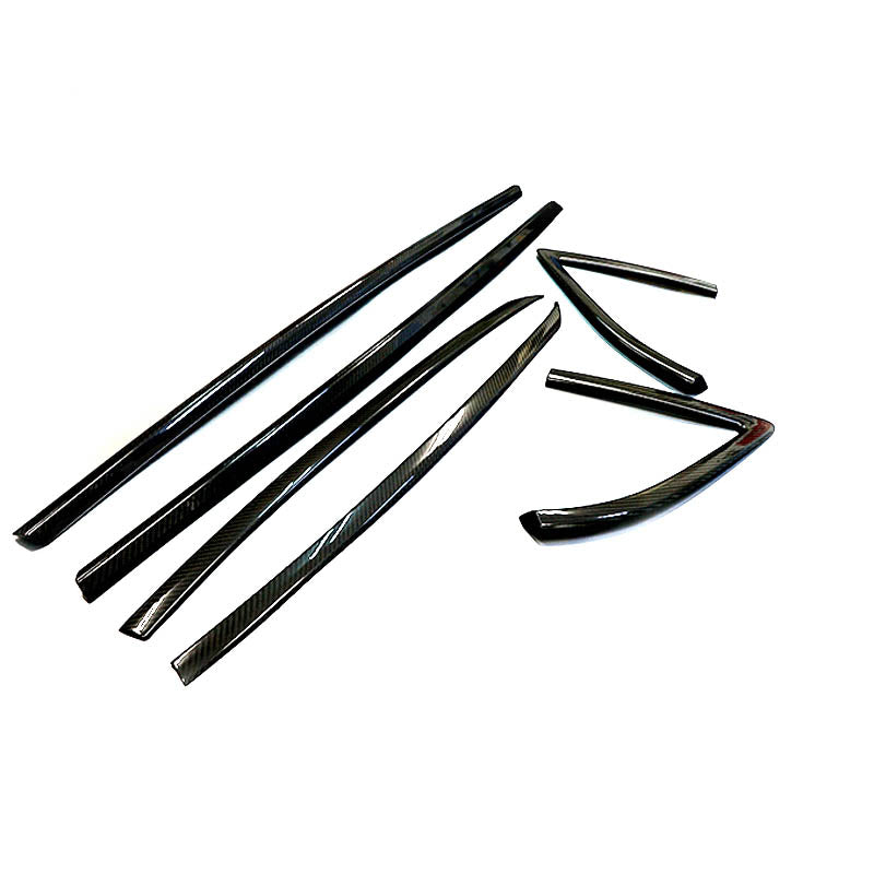 Revel GT Dry Carbon Door Window Moulding Covers (6 Pieces), 2020-2021 GR Supra