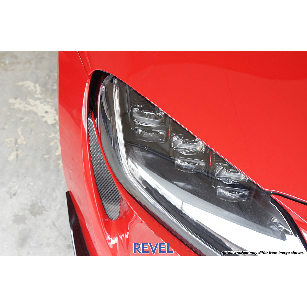 Revel GT Dry Carbon Front Fog Lamp Covers (2 Pieces), 2020-2021 GR Supra - Angle 2