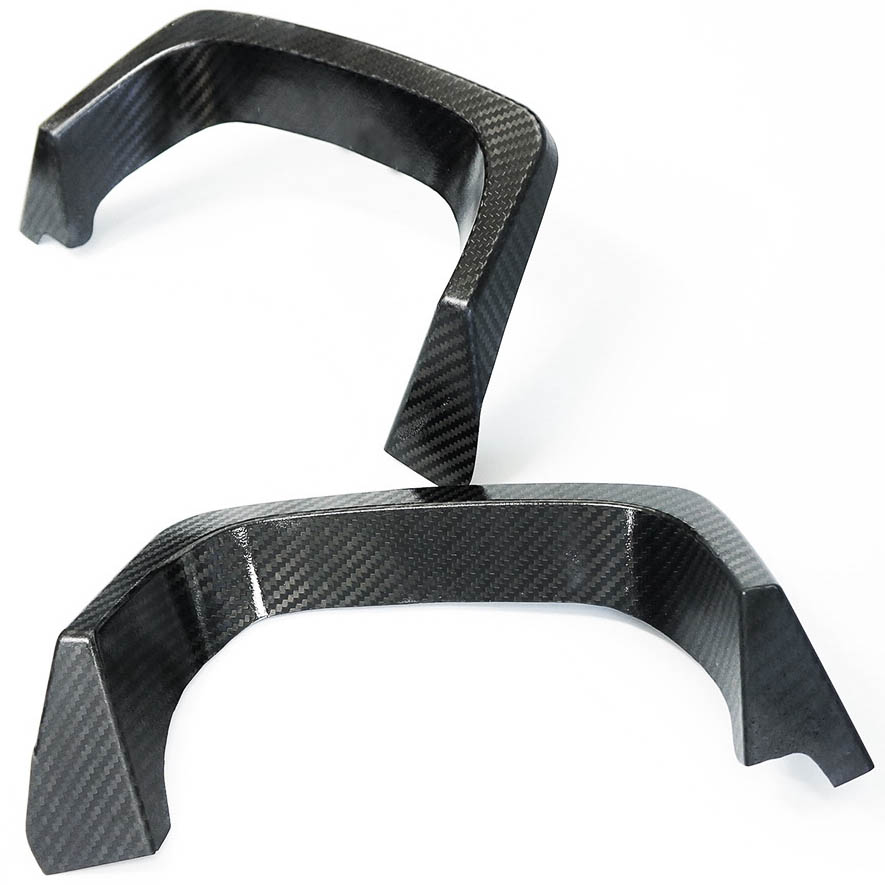 Revel GT Dry Carbon Muffler Garnish (Left & Right), 2015-2021 STi & 2015-2021 WRX