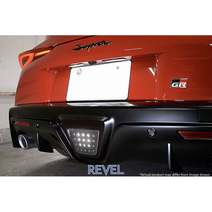 Revel GT Dry Carbon Reverse Light Cover, 2020-2021 GR Supra - Angle 2