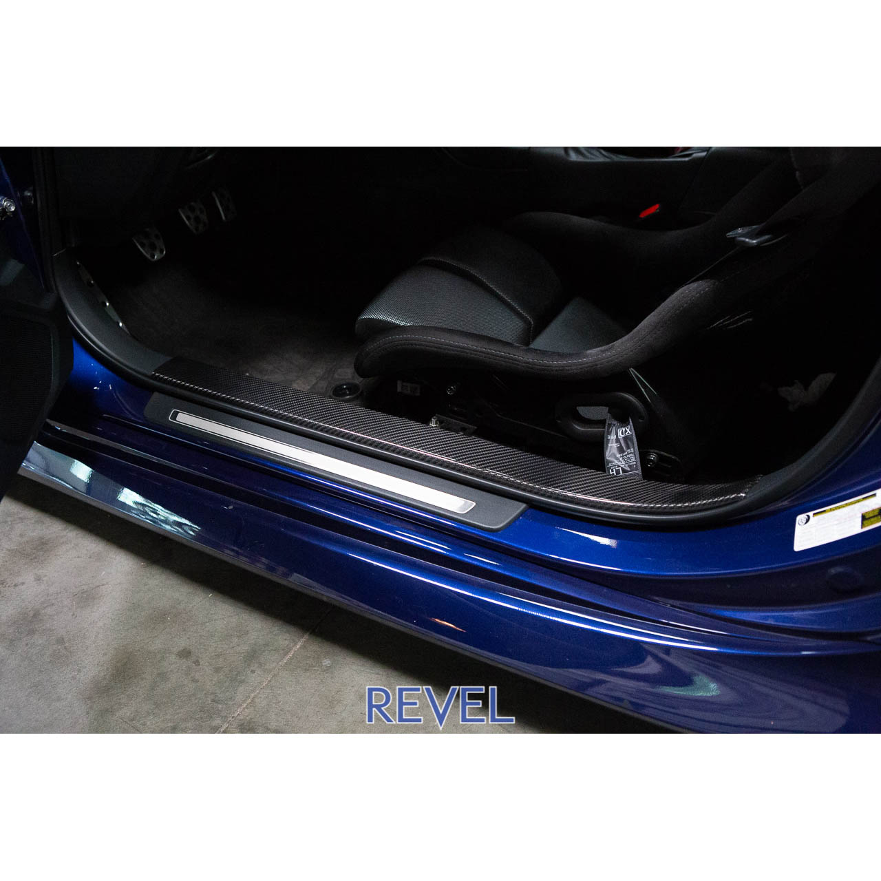 Revel GT Dry Carbon Scuff Plate Covers (2 Pieces), 2022-2025 BRZ & GR86 - Angle 2
