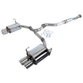 Revel Medallion Touring-S Cat-Back Exhaust - Dual Muffler/ Quad Tip, 2015-2021 STi & 2015-2021 WRX