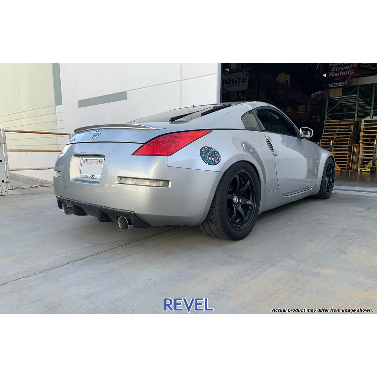 Revel Medallion Touring-S Cat-Back Exhaust System, 2003-2008 350Z - Angle 4