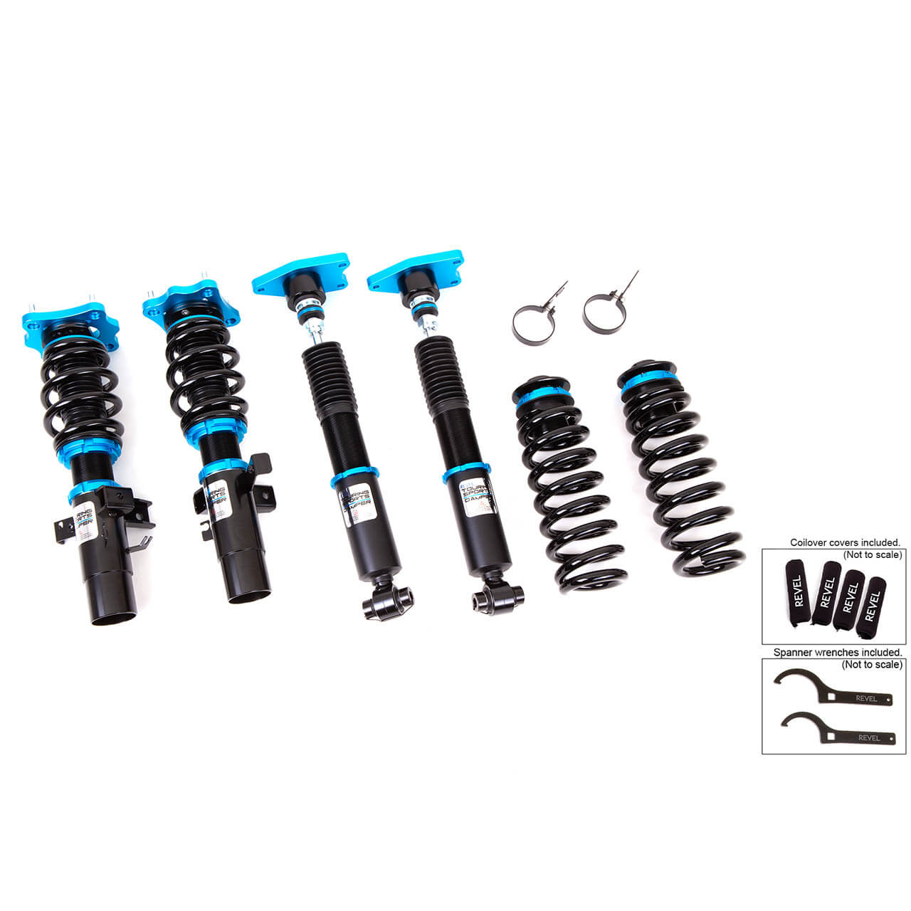 Revel Touring Sport Damper Coilovers Kit, 2020-2023 GR Supra (A90)
