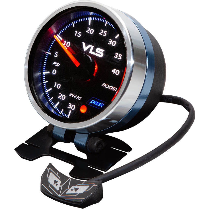 Revel VLSII Boost Gauge (52mm, 30inHg-45 PSI) - Angle 3