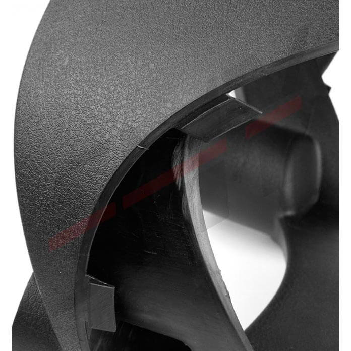 SMY Dual Gauge Pod Cluster Bezel (52mm), 2008-2014 WRX & 2008-2014 STi - Angle 3