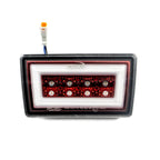 SMY F1 V3 Hyperflash Rear Brake Light (RBL) Red w/ DRL White Light Bar, 2011-2014 WRX & STi - Angle 2