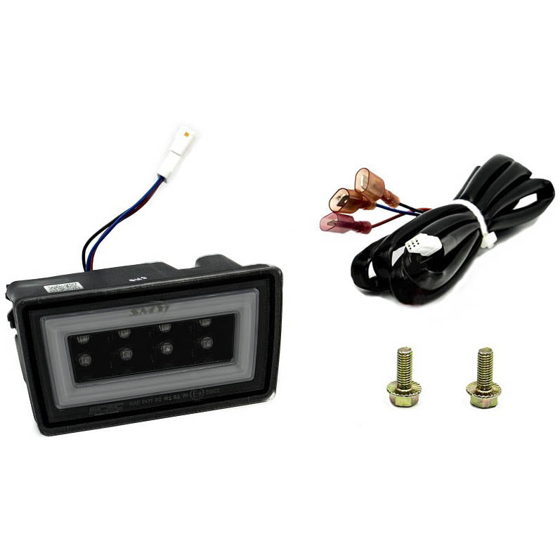 SMY F1 V3 Hyperflash Rear Brake Light (RBL) Smoked w/ DRL White Light Bar, 2011-2014 WRX & STi