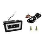 SMY F1 V3 Hyperflash Rear Brake Light (RBL) Smoked w/ DRL White Light Bar, 2011-2014 WRX & STi