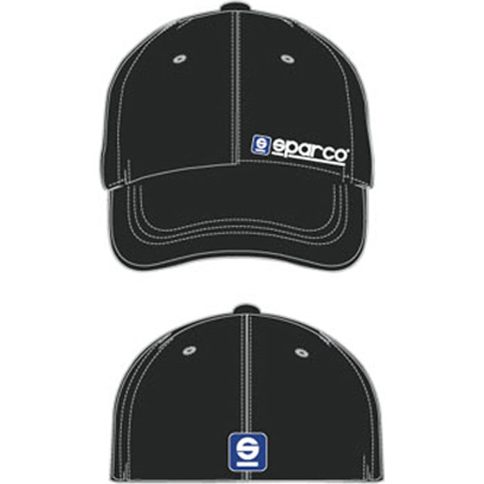 Sparco Hat (Small/Medium, Black)
