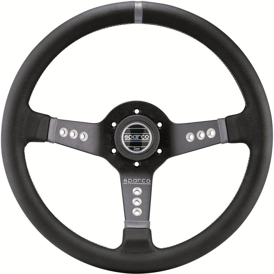Sparco L777 Steering Wheel (Leather, 350mm Diameter)