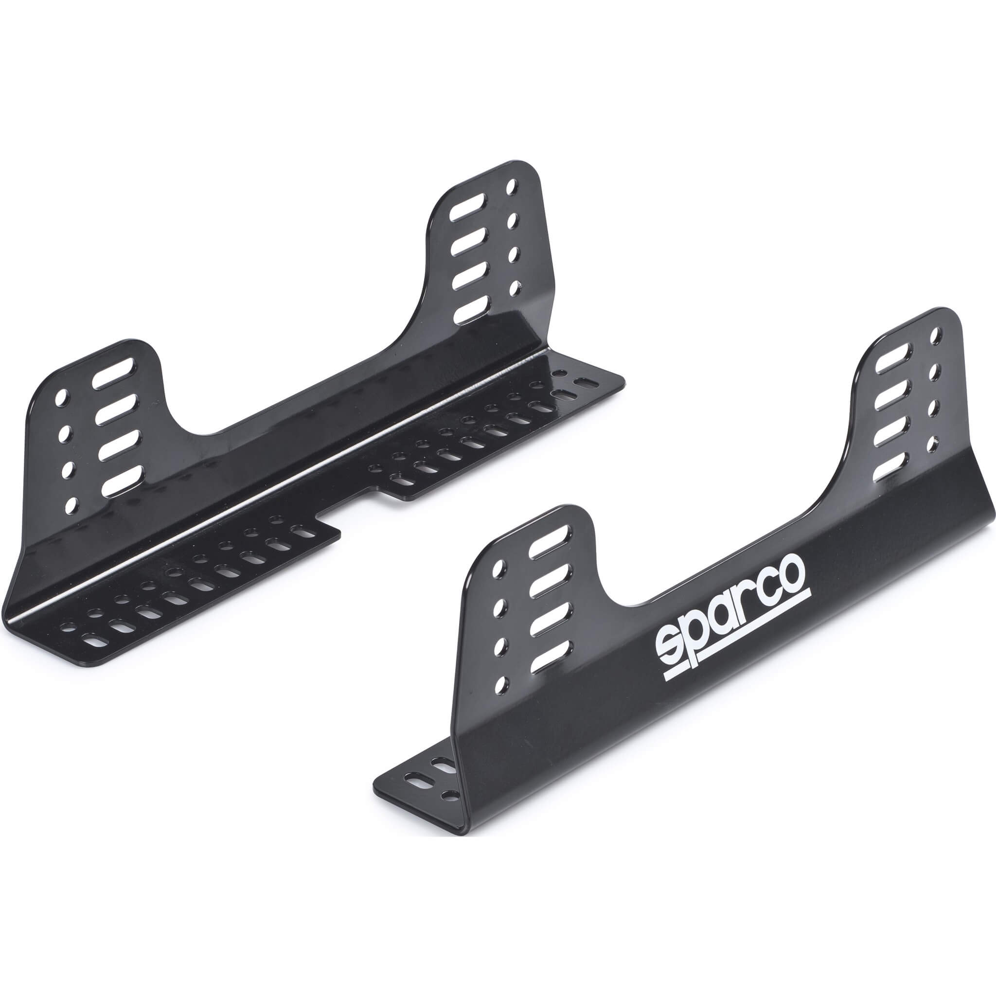 Sparco Seat Side Mount Set (Steel, Black), For Sparco Competition Seats