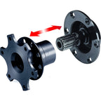 Sparco Tuning Series Quick Release Steering Wheel Hub (Black) - Angle 2