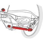SPC Adjustable Rear Camber Arms (Pair), 2009-2020 370Z - Angle 2