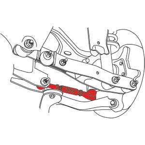 SPC Rear Adjustable Toe Arm, 2008-2021 WRX & 2008-2021 STi - Angle 2