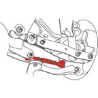 SPC Rear Adjustable Toe Arm, 2008-2021 WRX & 2008-2021 STi - Angle 2