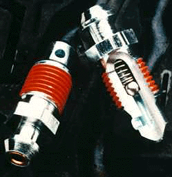 Speed Bleeder Brake Bleeder Screws (1/4in x 28mm x 1.00mm, Set/4), Wilwood Calipers - Angle 2