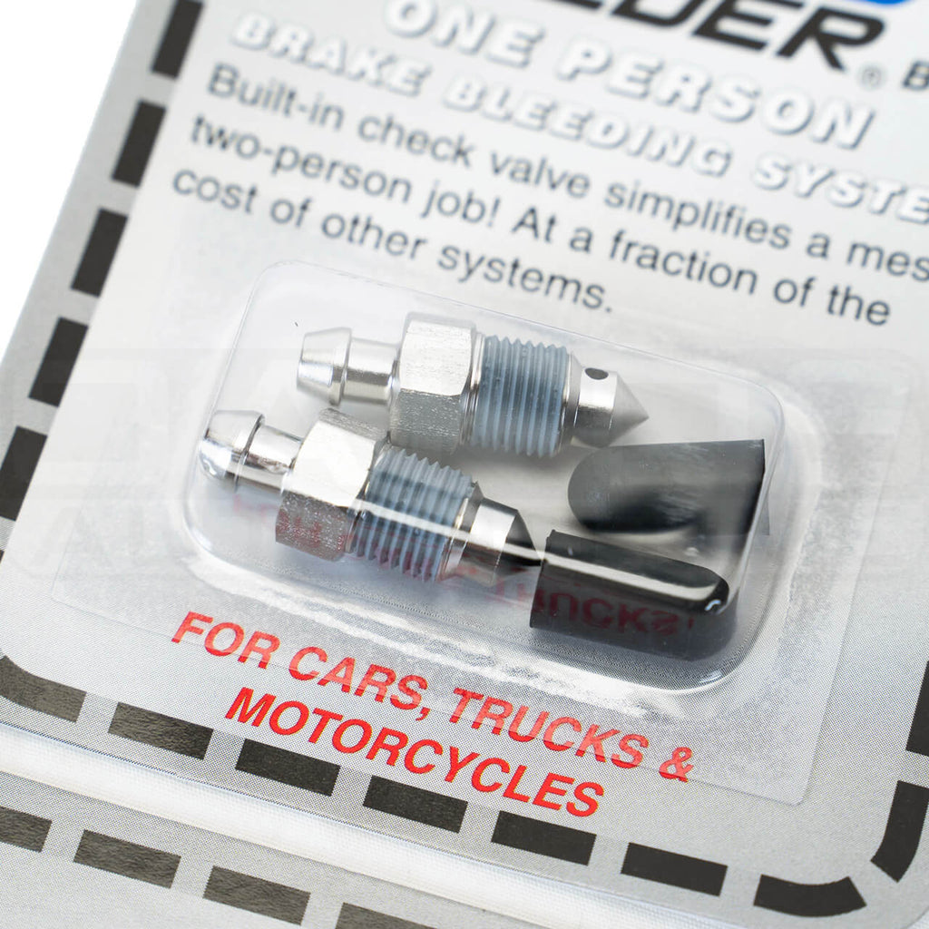 Speed Bleeder Brake Bleeder Screws (10mm Short, Stainless Steel, Set/8), 2004-2021 STi - Angle 2