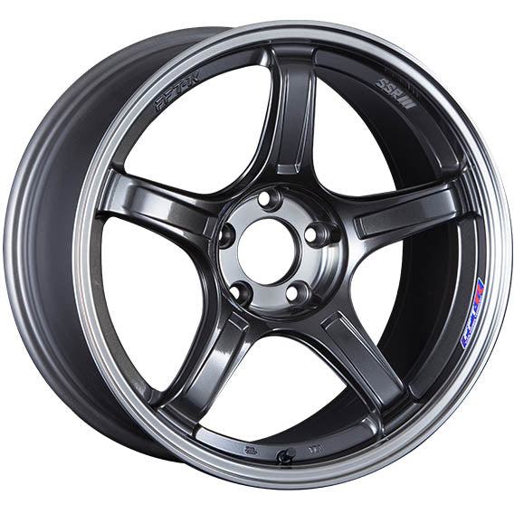 SSR GTX03 Wheel - 18x9.5 / +38 / 5x100 - Black Graphite