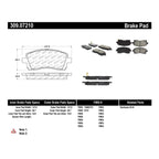 StopTech Front 'Sport' Brake Pads, 2002 WRX