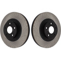 Centric Premium Front Brake Rotors (Blank, Pair), 2009-2014 WRX & 2013-2023 BRZ/FR-S/86