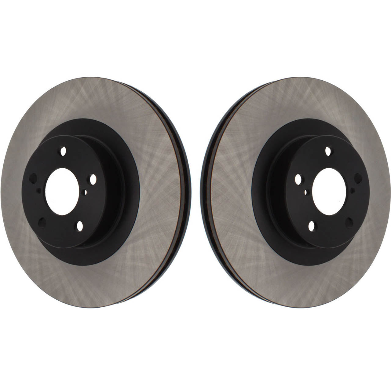 Centric Premium Front Brake Rotors (Blank, Pair), 2009-2014 WRX & 2013-2023 BRZ/FR-S/86