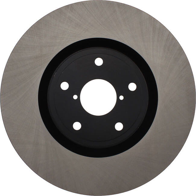 Centric Premium High-Carbon Front Brake Rotors (Blank, Pair), 2005-2017 STi