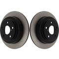 Centric Premium Rear Brake Rotors (Blank, Pair), 2002-2005 WRX