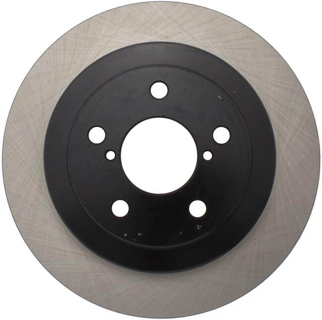 Centric Premium Rear Brake Rotors (Blank, Pair), 2002-2005 WRX