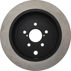 Centric Premium Rear Brake Rotors (Blank, Pair), 2008-2014 WRX