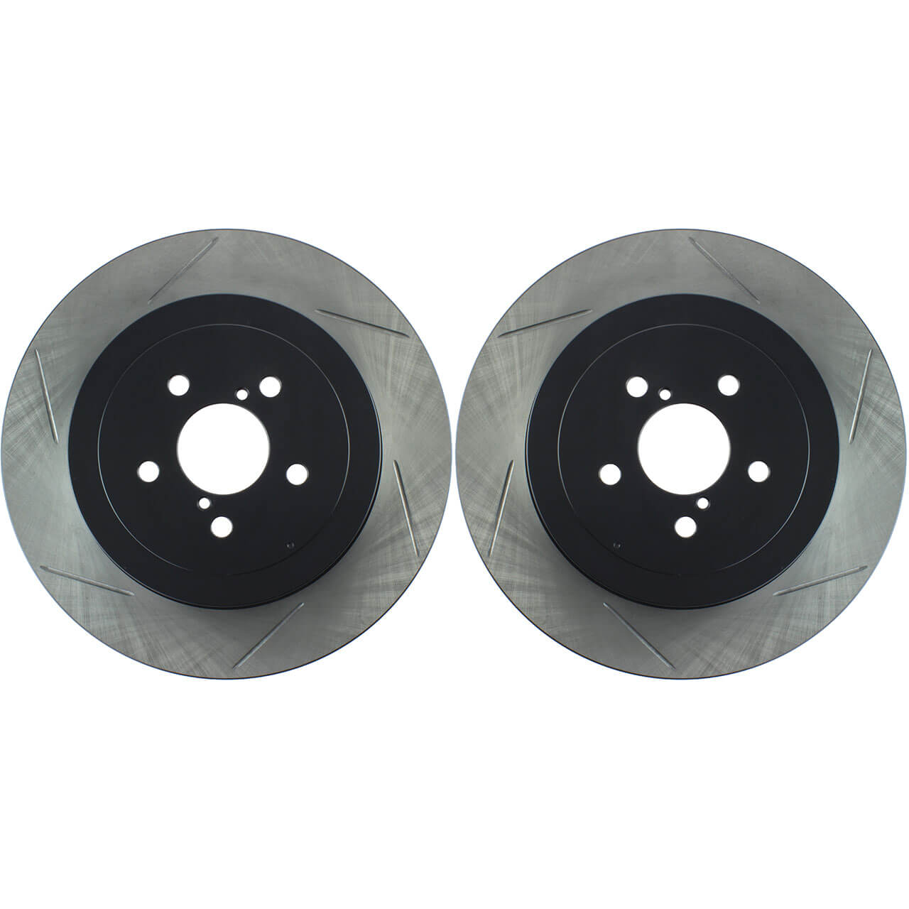 StopTech Rear Brake Rotors (Slotted, Pair), 2013-2025 BRZ, GR86 & FR-S