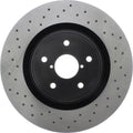 StopTech Sport Front Brake Rotors (Cross-Drilled, Pair), 2018-2021 STi & 2024+ WRX TR/TS