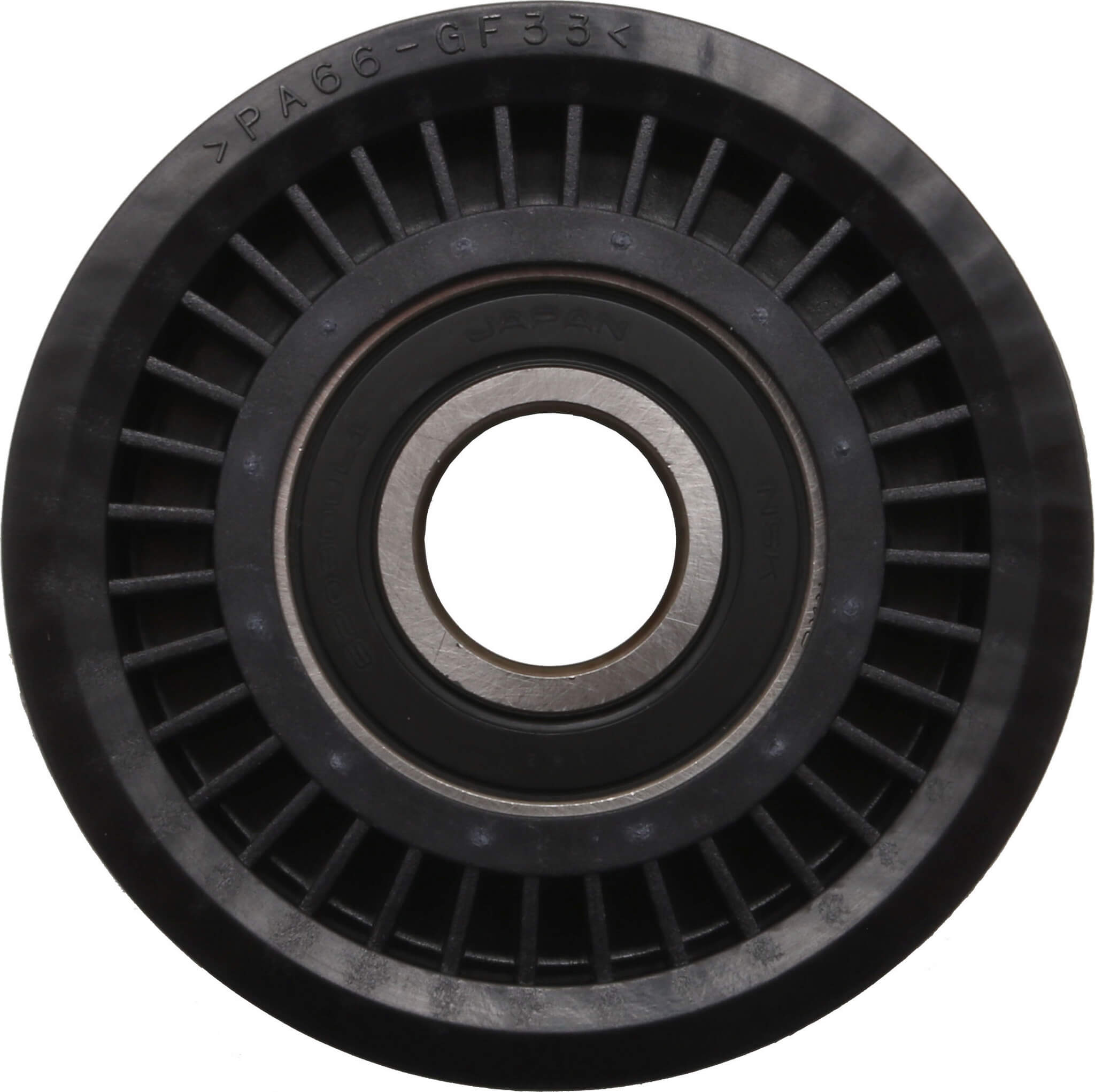 Subaru (OEM) A/C Idler Pulley, 2002-2007 WRX & 2004-2007 STi - Angle 2