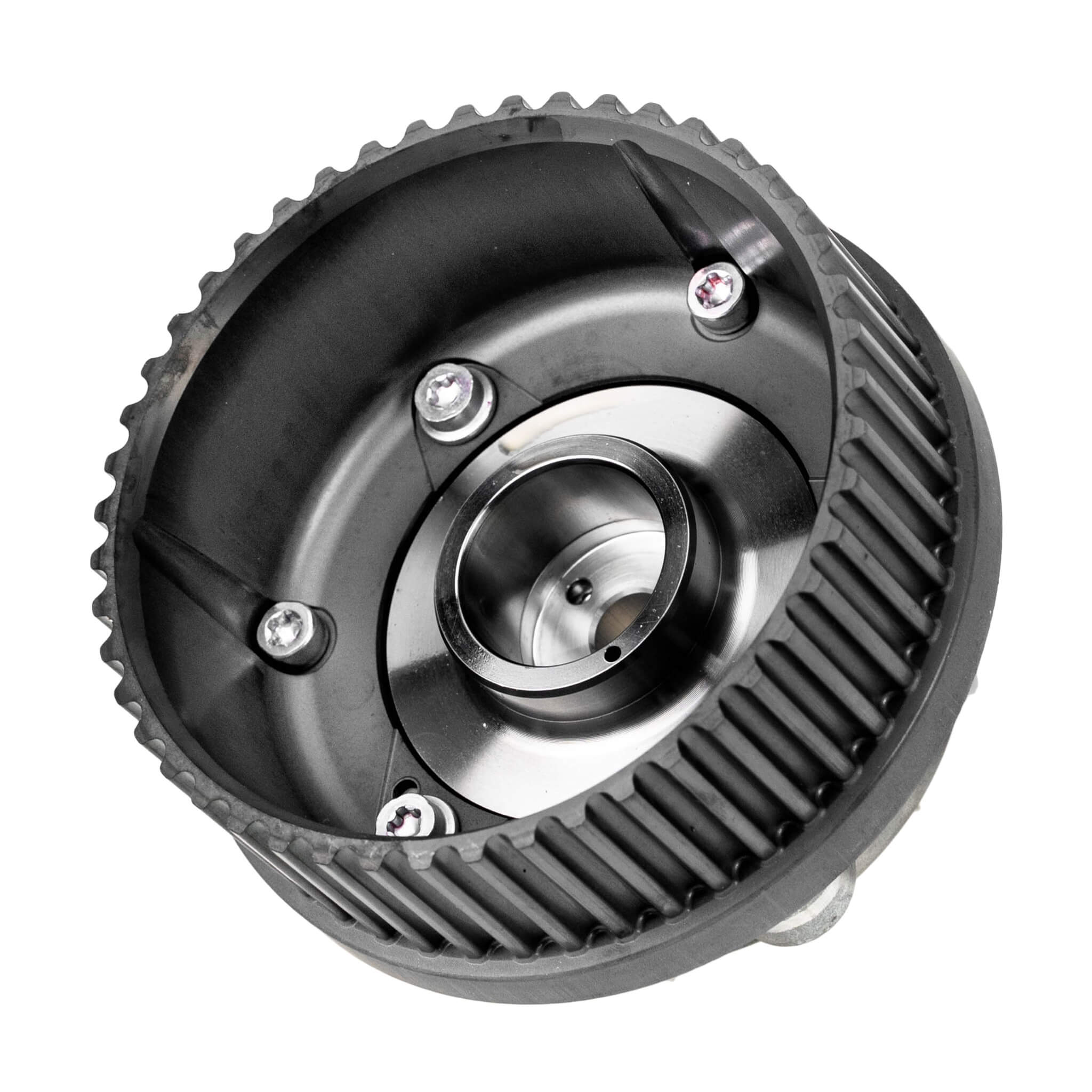 Subaru (OEM) AVCS Cam Sprocket Pulley (Intake, RH), 2004-2021 STi & 2006-2014 WRX - Angle 2