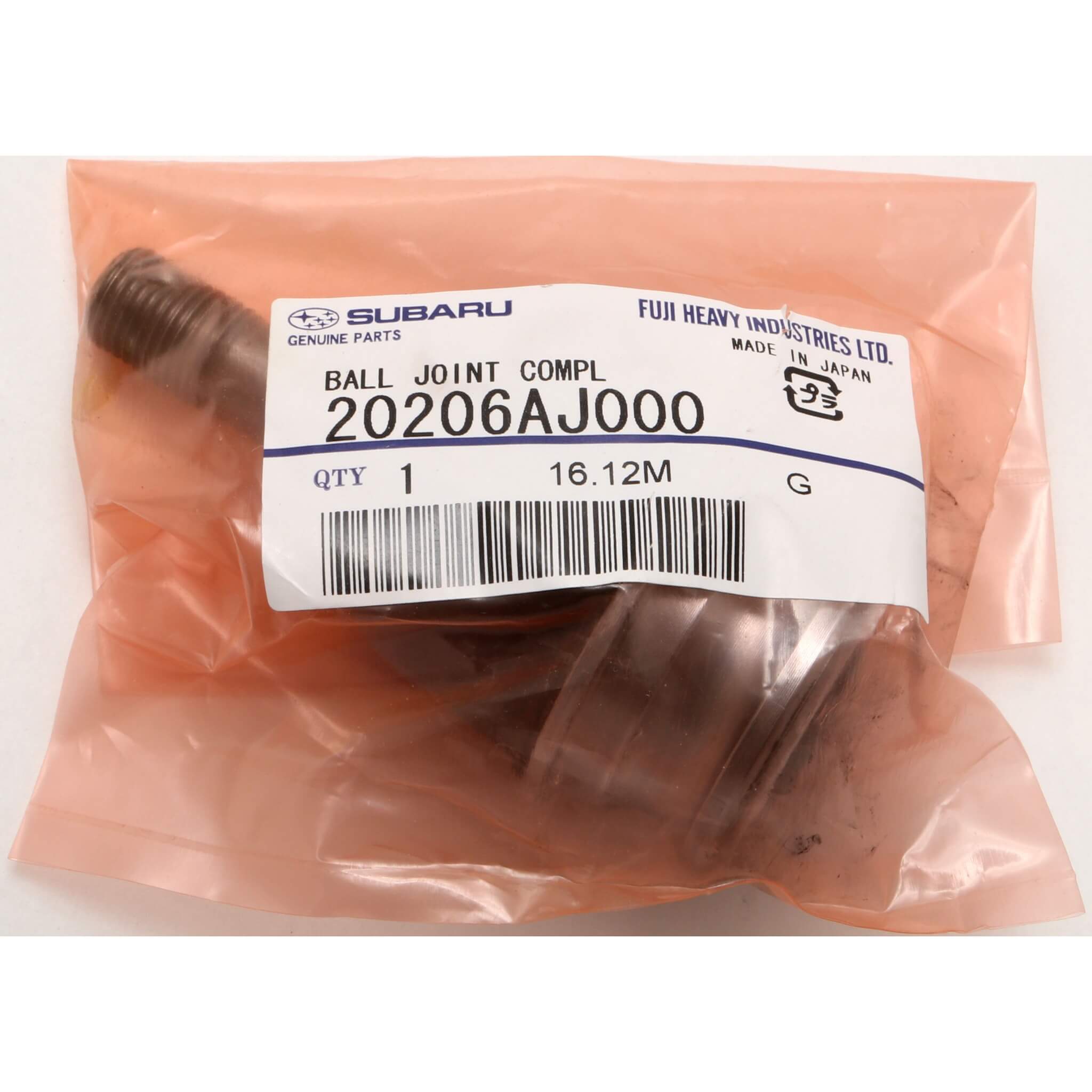 Subaru (OEM) Ball Joint (Front, Lower), 2002-2021 WRX & 2004-2021 STi - Angle 3